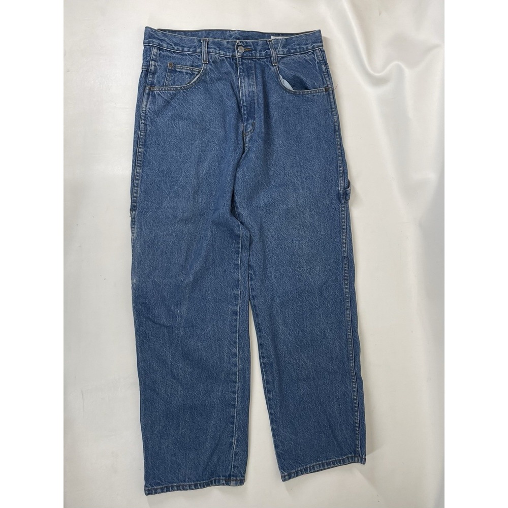 FUBU The Collection Carpenter Jeans Baggy Vintage Mens‎ Size 38 Blue USA Made